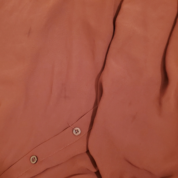 Cotton On Sheer Burgundy Sleeveless Top - Picture 4 of 4